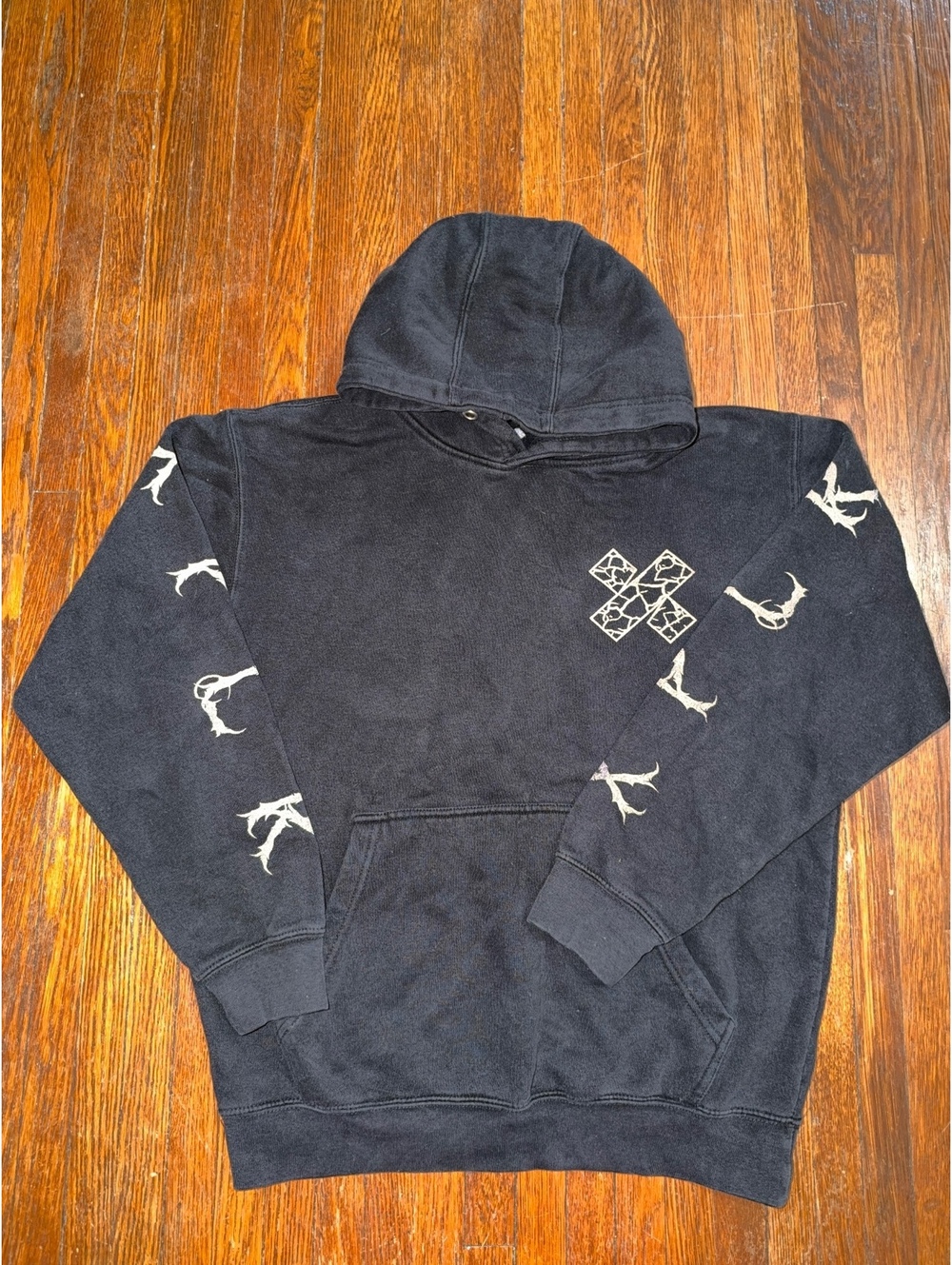 Adult 2021 Medium Sam and Colby XPLR Fanjoy Black Hoodie Sweatshirt